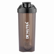 Load image into Gallery viewer, Dr.NUTRA Premium Gym Shaker Bottle 700 ml (Black) BPA Free Material
