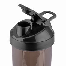 Load image into Gallery viewer, Dr.NUTRA Premium Gym Shaker Bottle 700 ml (Black) BPA Free Material
