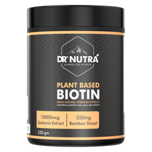 Load image into Gallery viewer, Dr.NUTRA Plant Based Biotin for Hair Growth 250gm
