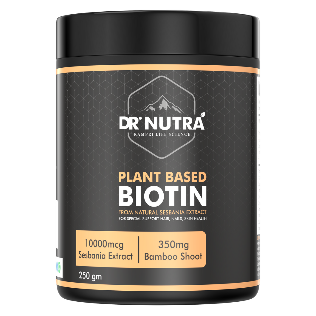 Dr.NUTRA Plant Based Biotin for Hair Growth 250gm