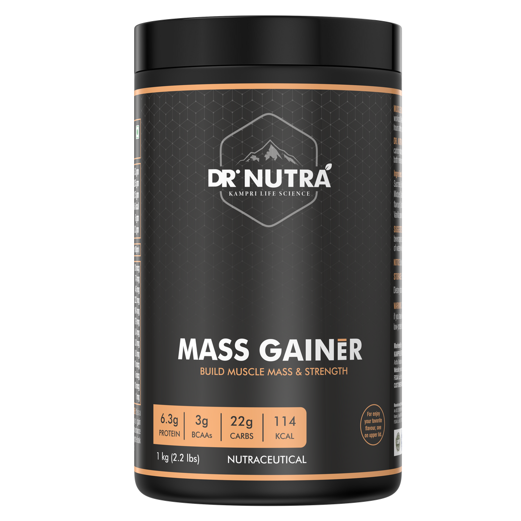 Dr.NUTRA Mass Gainer Chocolate Flavor 1Kg